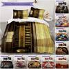 1PC Musical Elements Bedding Quilt Set Quilt Cover Pillowcase Home Decoration Birthday Gift (1 * Duvet Cover + 2 * Pillowcase, Without core)A17