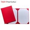 1Pcs Thicken A3 A4 Paper Hardcover Plush Surface File Page Folder  Signing Contract
