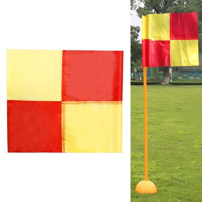 Soccer Pole Flag Training Equipment Portable Bright Colors Replace Football Field Corner for