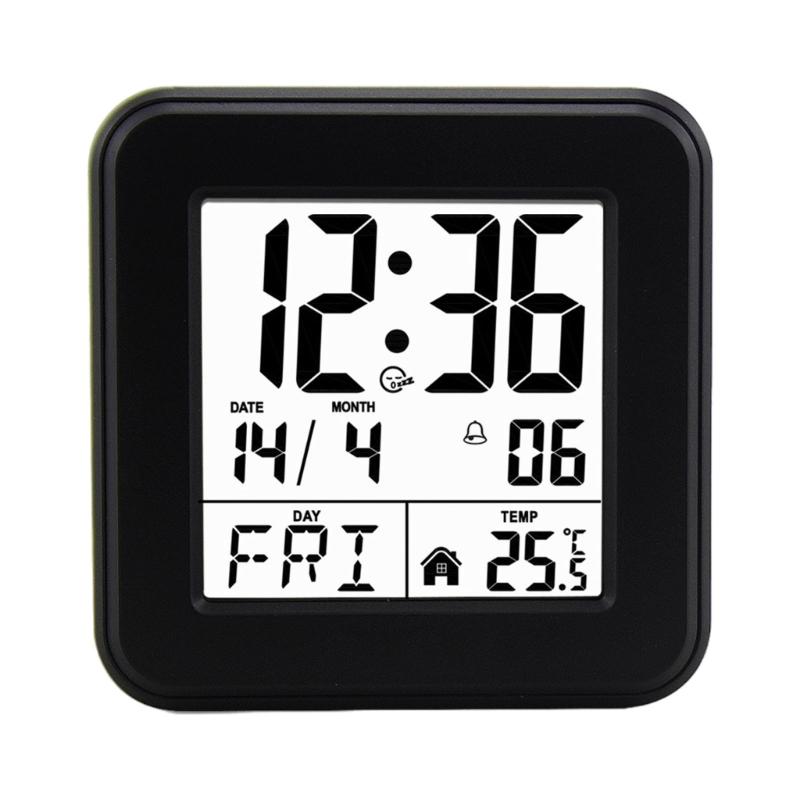 

Black Digital Alarm Clock with Touch Snoozes and Backlit Light for Students and Home Use 1