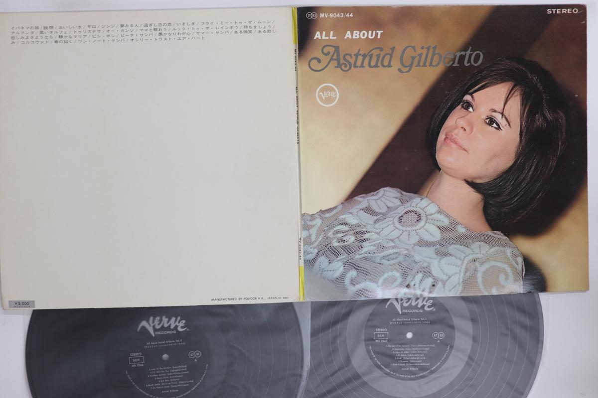 

LP Record ASTRUD GILBERTO All About Astrud Gilbert MV904344 VERVE 1969 Japan Latin Used