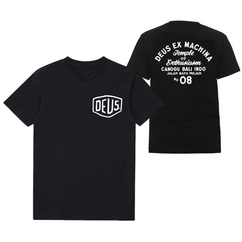 

DEUS EX MACHINA Men Clothing T-Shirts Fashion tide Short Sleeve Streetwear MX Summer Round Neck Tees Y2k Short Sleeves Classic XXL