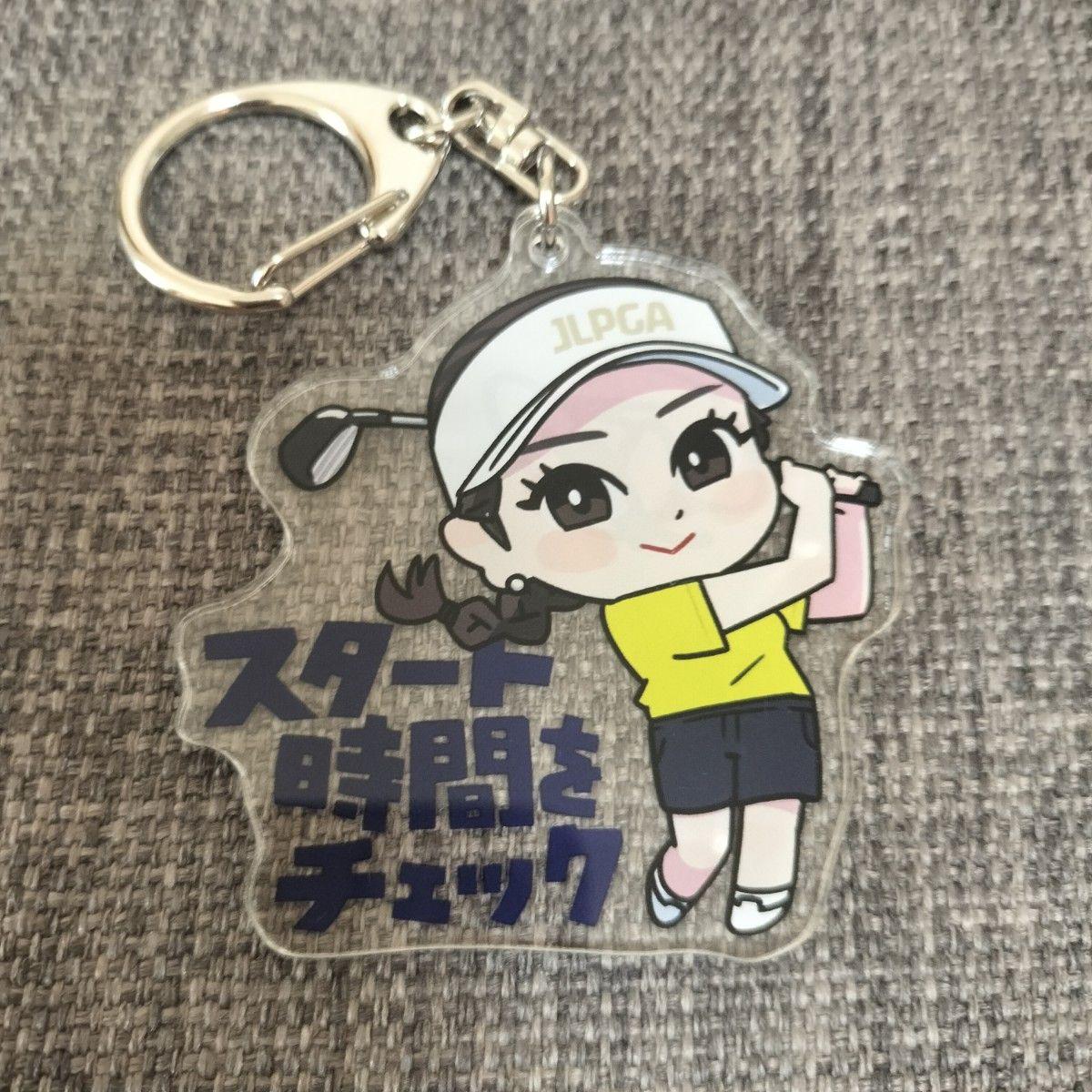 Used Yui Kawamoto autograph JLPGA acrylic key chain