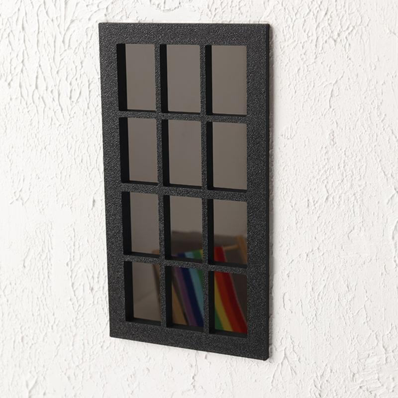 Lightweight Plastic Dollhouses Window 1/12 Scale Miniature Frames For Customizable Home Decors Projects