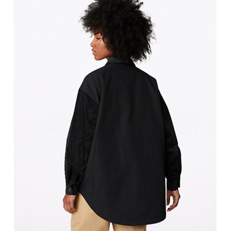 Converse Jackets Women's Ink Black Lapel Moderate Other 10023050-A03