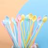 10 à 100 bâtonnets mélangeurs en plastique pour colle époxy, spatules et cuillères doseuses pour résine UV et moules en silicone, outils pour la fabrication de bijoux en résine