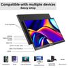Visual Beat Mobile FHD Portable IPS LCD Standard USB Smart Dual Compatible with Monitor, Touchscreen, 15.6-inch 1080p, USB-C Monitor, Panel, HDMI,