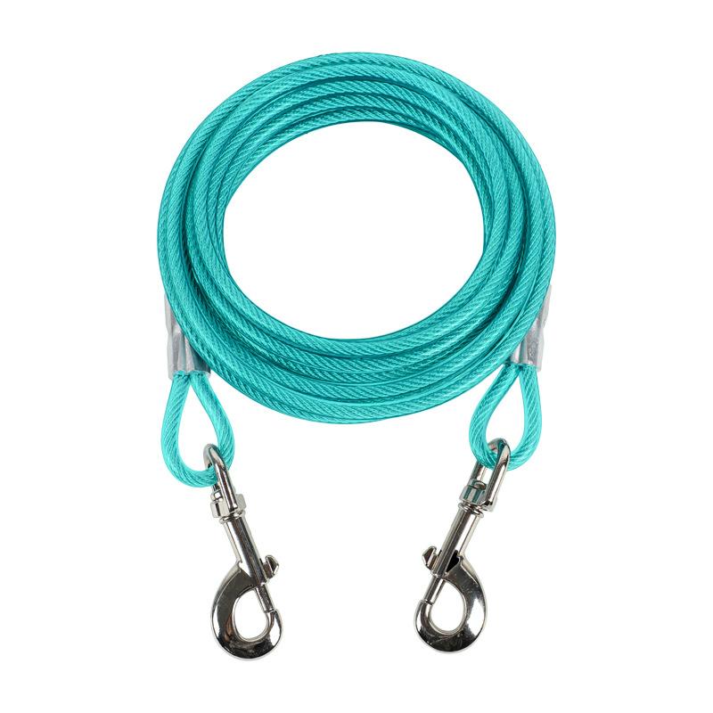 Pet leash dog leash dog pile wire rope tether dog leash ground nail outdoor pet products