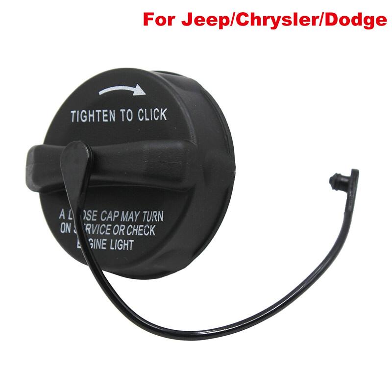 Car Fuel Filler Gas Cap with Tether Black Tank Cover 52030377AB 52124512AA for RAM 1500 2500 3500 2011-2017
