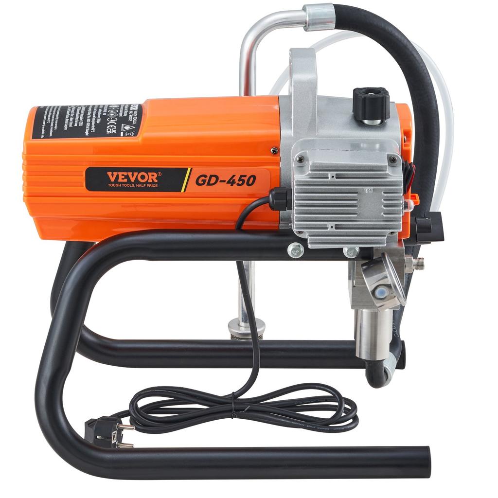 VEVOR Pro Airless Wall Paint Sprayer, 1800W Electric Sprayer Gun Kit