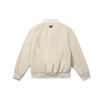 New MLB Velvet Jackets Unisex White 31JP05061-50B