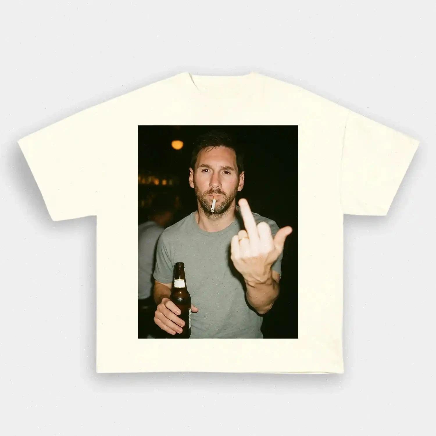 

Messi After Hours Funny Cotton Unisex Shirt 2026 New O-neck Short Sleeve Men s Women s Fashion Hip-hop T-shirt Fan Gifts XXXL