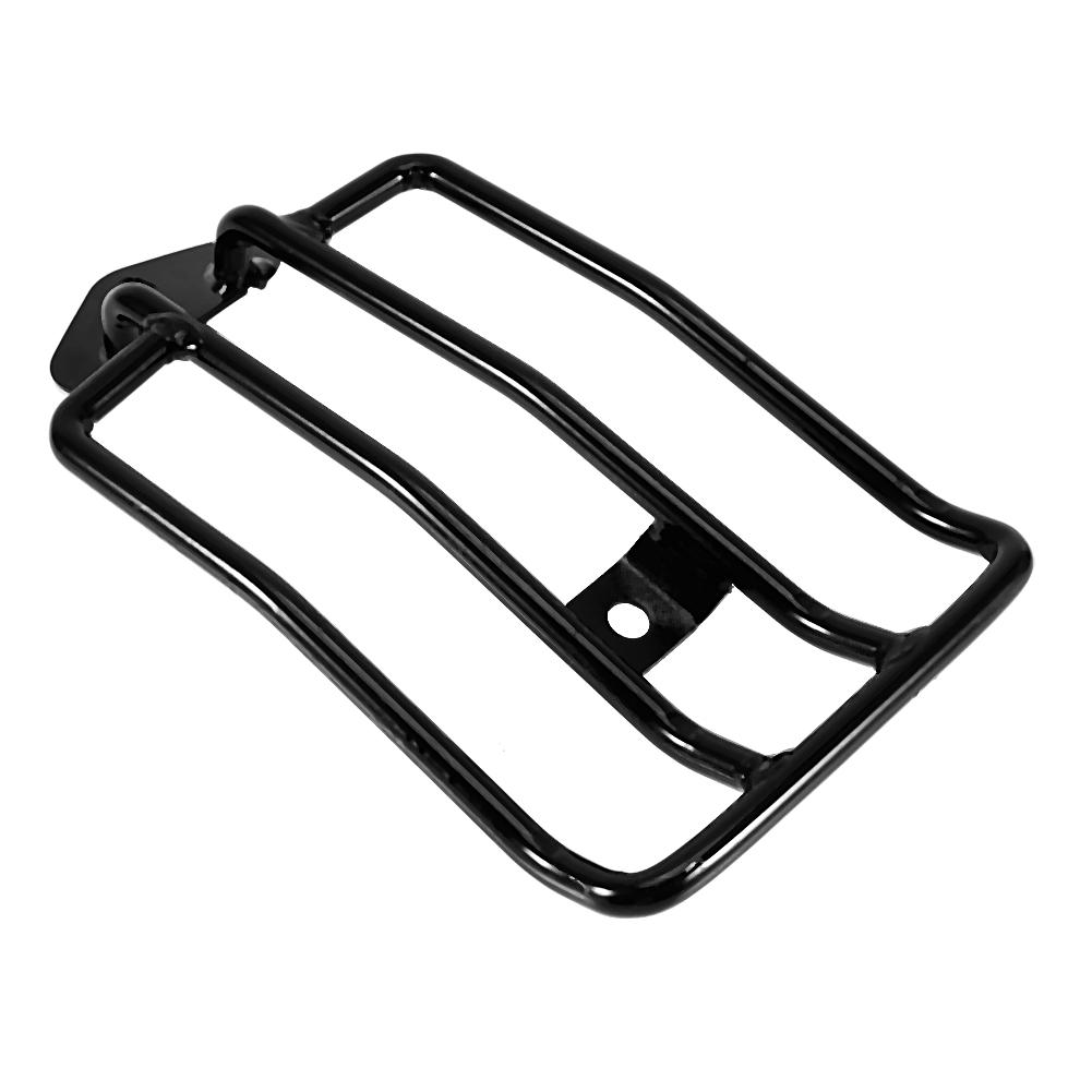 St Rr Luggage Rack Carrier For XL883/1200 X48 2004-16 Black Rr Top Case Carrier Luggage Rack St Rr Rack
