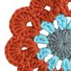 Crochet Coaster Coffee and Tea Flower Shape Round Woven Funny Gift Non Slip Decoration Cup
