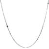 2024 Hot Sterling Silver Plated Glitter Clavicle Necklace for Women - Simple, Elegant, Light Luxury