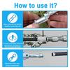 Shaft Chain for Dredging Sewer Piping Drain Clog Remover Practical Tubing Maintenance Tool Plumbing Tool for Household Bathroom