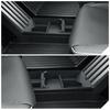For TESLA Cybertruck Center Console Lower Non-slip Pad Armrest Partition Grid Organizer ABS Storage Box Under Central Control
