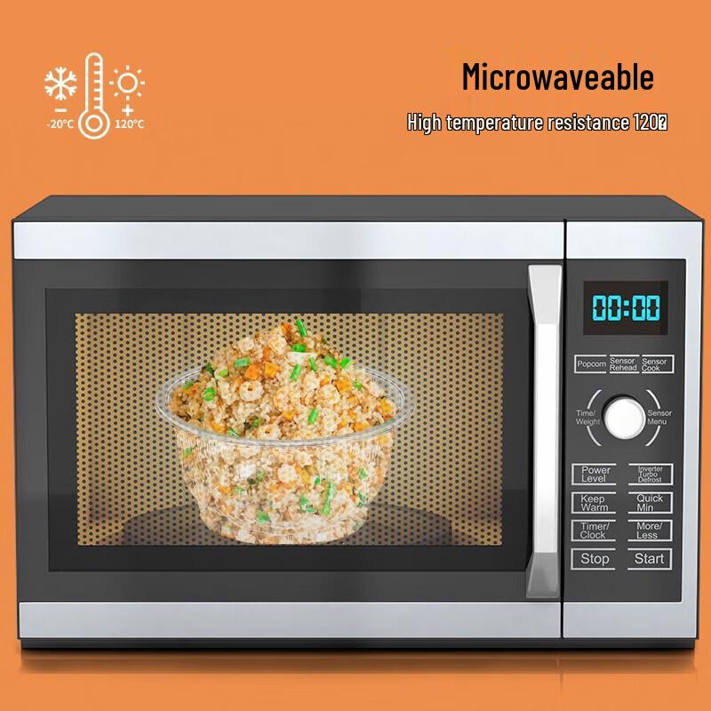 Fangcaodi 360ml Microwaveable Plastic Bowls, 800-Count