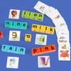 Children's puzzle, addition, subtraction, multiplication division, numerical thinking training English word building blocks toys