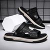 2025 New Summer Sandals Men's Casual Beach Trend Korean Version Outdoor Sandals Outer Wear Ins Dual-purpose Slippers