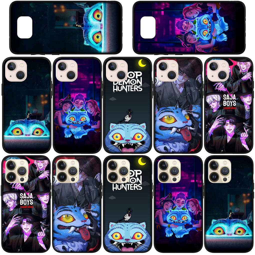 Handyhülle für iPhone 17 16 15 Plus X Huawei P30 P20 Lite Redmi Note 14 12 11 13 Pro Max OPPO A60 A80 A40 A18 Rumi KPop Dämon Jinu Tigerjäger Hülle