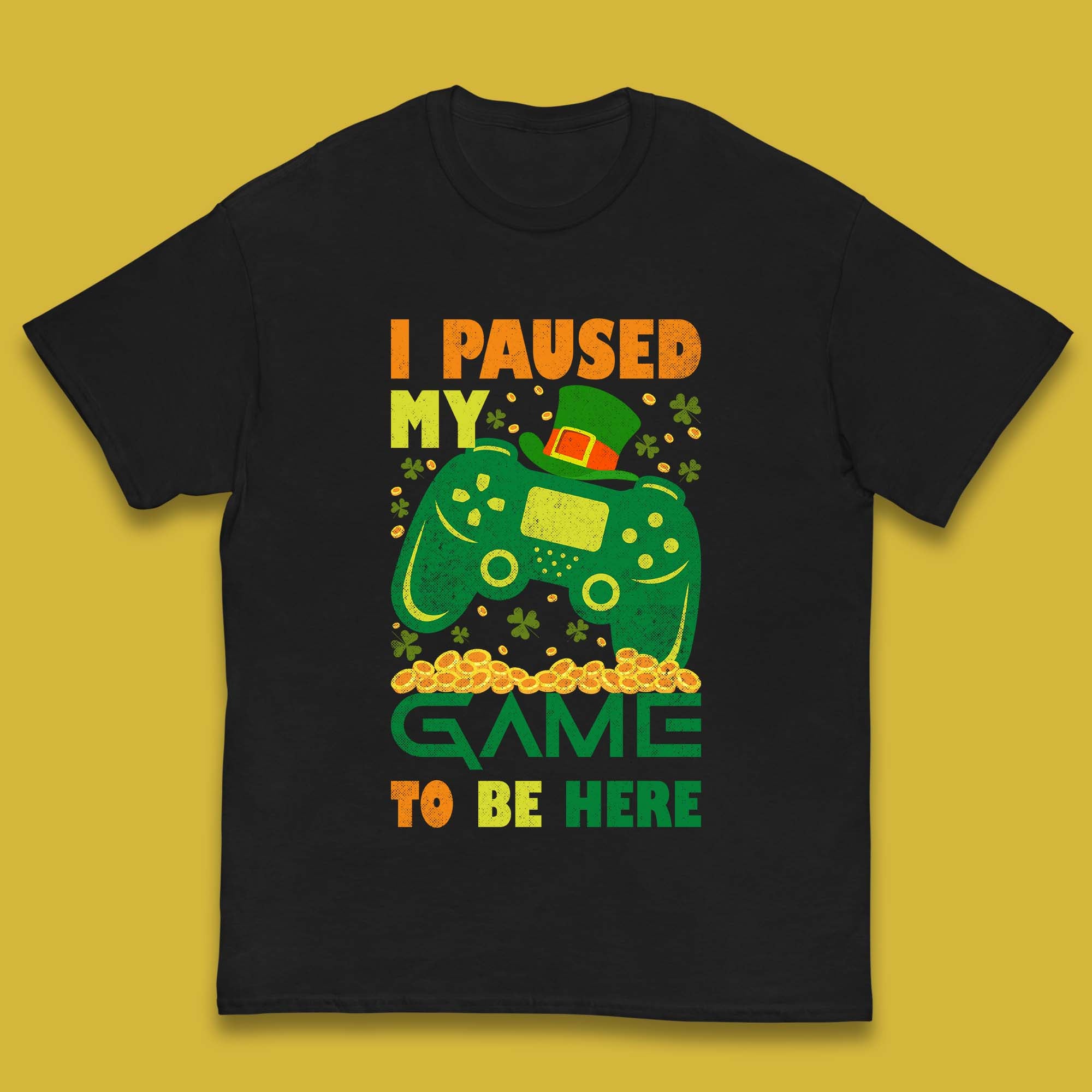 I Paused My Game To Be Here Kids T-Shirt 130