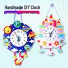 Kids' DIY Felt Wall Clock Craft Kit