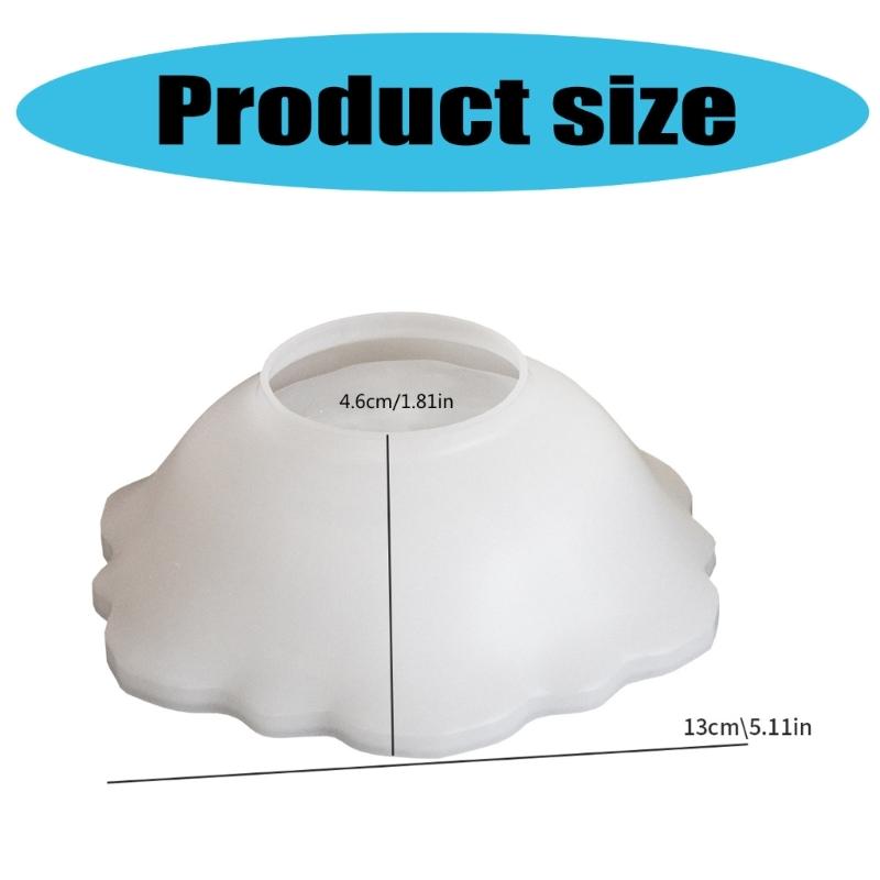 Flexible Silicone Lotuses Candle Cup Mold Home Accessory for Creative Projects and Home Decoration Daily Casual Use