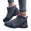 Outdoor hiking shoes women's high-top lace-up sneakers women's casual versatile waterproof running women's shoes
