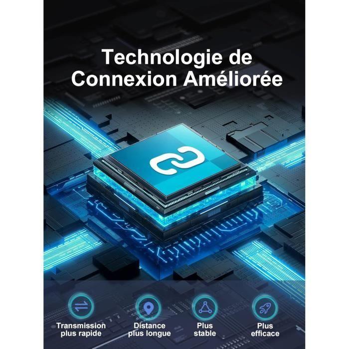Intercom Moto - MOMAN - H2 Pro1 - Noir - Wireless 5.1 - Étanchéité IP65 - 20h Autonomie