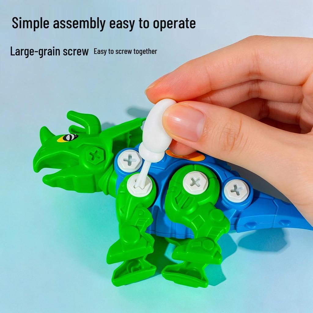 Popular DIY Dinosaur Model Building Blocks for Kids