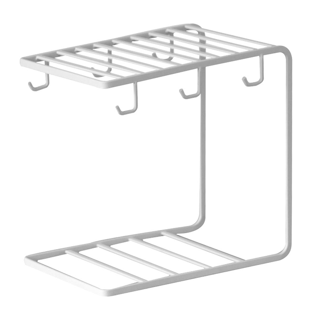 Tassenhalterständer für Tasse 6 Haken Kaffeetassenständer Tassen Präsentations Aufhängergestell Heimaufbewahrung Tassenhaken Arbeitsplatten-Organizer