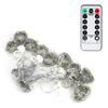 3x3 m 300LED Curtain String Light USB Remote Control Lamp Christmas Wedding Party Decoration