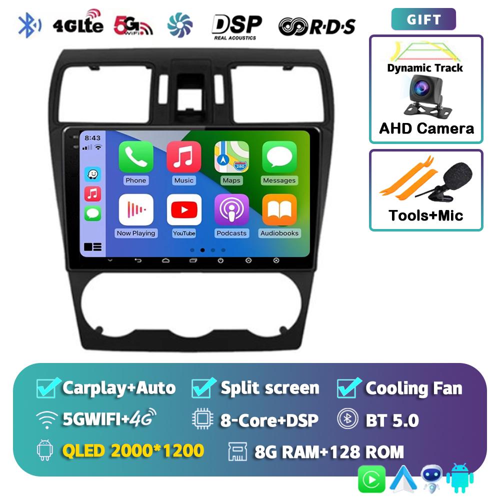 Android 14 Carplay Auto Car Radio For Subaru Forester XV WRX 2012 2013 2014 2015 2018 Multimedia Player GPS Stereo DSP WiFi+4G