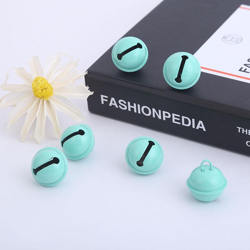 22mm Candy Color Baked Paint Round Pet Collar Bell - Christmas Accessories