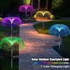 LED Solar Jellyfish Garden Lights Outdoor Waterproof Christmas Ornaments Yard Balcony Lawn Decoration Solar Powered Flowers Lamp
