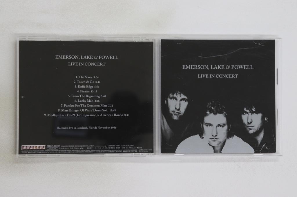 CD EMERSON, LAKE & POWELL - Live In Concert MICP10897 Avalon 2010 Japan Rock Used