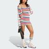 adidas Originals Kseniaschnaider Knitted Dress Women Dress Striped Multi-Color IU2511