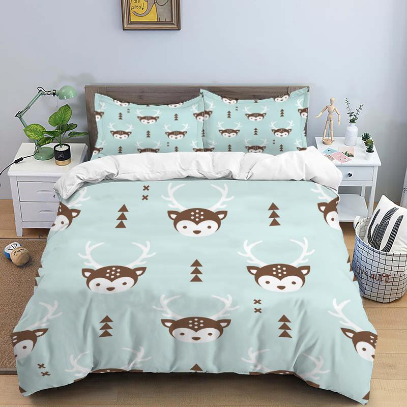 3D Bed set Beautiful Beach Bedding Bed Sets Modern Quilt Cover+pillowcases Winter California King Bedding Sets Jogo De Cama Bed