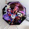 Pomni Halloween Characters Automatic Umbrella - Suitable Travel Outdoor Portable Umbrella Birthday Gift Daily Essentials