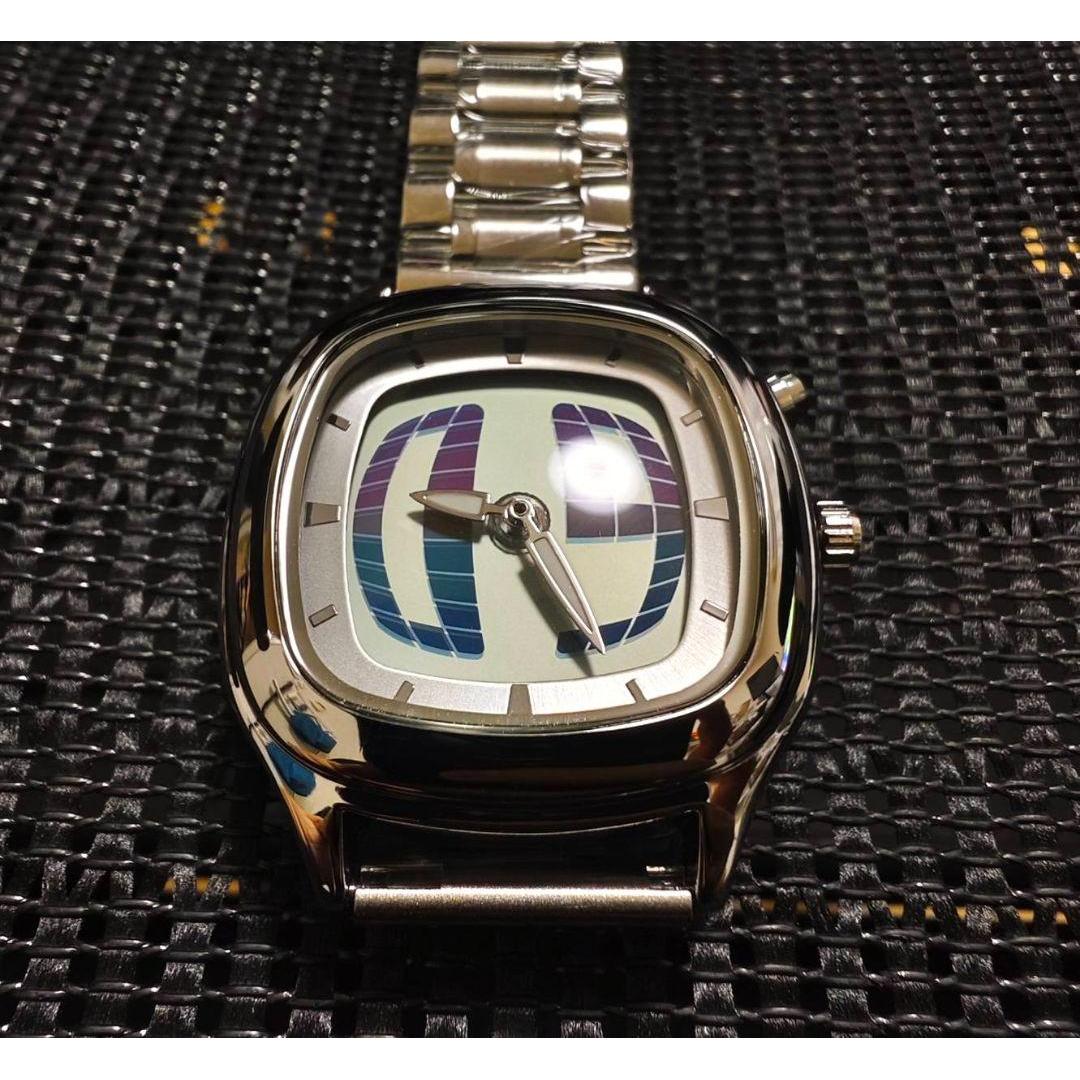 Used Kelsium Watch Y2K Unisex Homage Watch Silver Ana-Digi