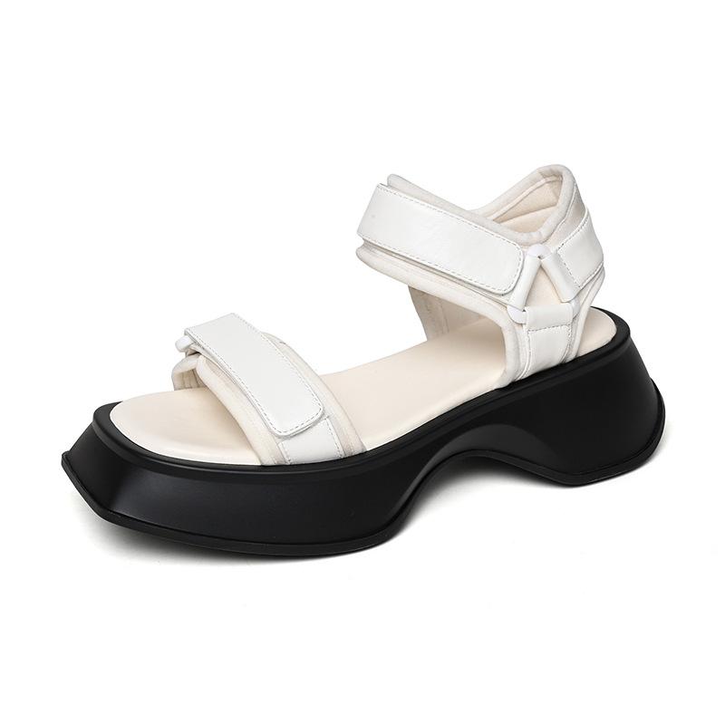 

Сандалии на платформе в стиле обувной фабрики Дунгуань, новое поколение летних пляжных сандалий, женский спортивный стиль 39