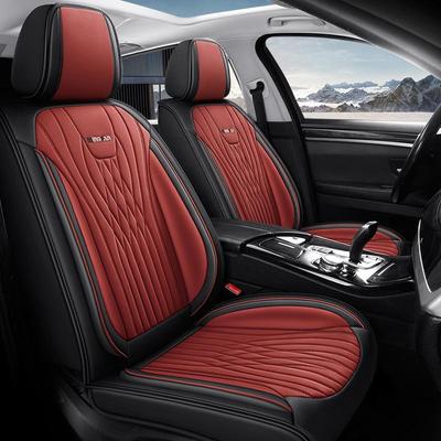 All-Season Full Leather Universal Car Seat Cover Cushion