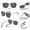 Stylish UV4 Eyewear Retro Shades Steampunk Sunglasses Square Sun Glasses for  Women