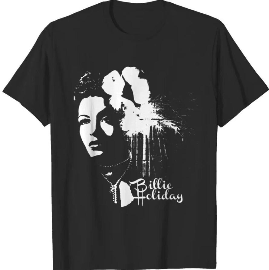 

Vtg Billie Holiday Unisex Short Sleeve T-shirt, size S-4XL M
