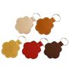 Decorative Leather Keychain with Pet Hair Storage Soft Sturdy Design Pet Hair Keyring for Personal Belongings