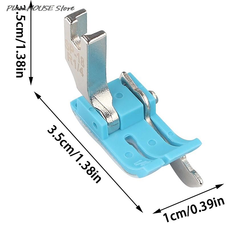 1 PZ Piedino premistoffa per bordo in plastica SP-18 piedino premistoffa per linea incorporata macchina piana piedino premistoffa per bordo tendine di manzo in plastica accessori per cucito