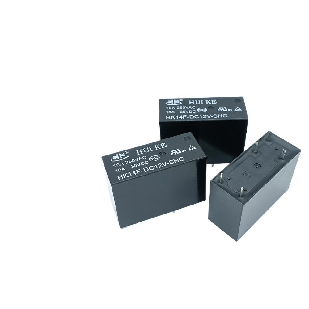 Huike Power Relay HK14F 5-Pin 10A, DC12V/5V/24V Changeover