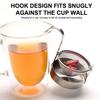 304 Stainless Steel Tea Coffee Strainer Filter With Base For Loose Leaf Tea Easy To Clean Kung Fu Tea Fine Mesh Tea Filter