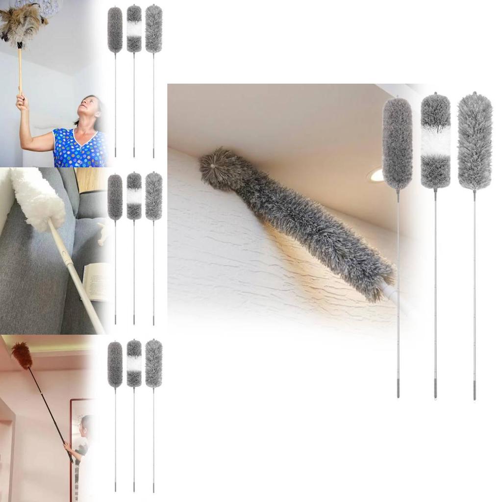 Premium 2.8 Meter Extendable Dusting Duster For Efficient Household Cleaning And Dust Removal
